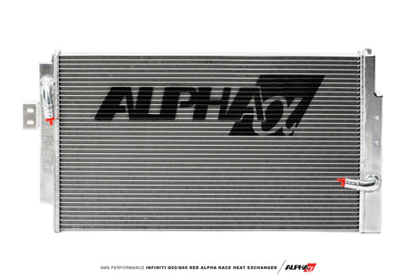 AMS PERFORMANCE / RED ALPHA / RACE SPEC / HEAT EXCHANGER SYSTEM (ALP.28.02.0004-1) *** INFINITI Q50 (2016-2024), INFINITI Q60 (2017-2022) 3.0L TWIN TURBO