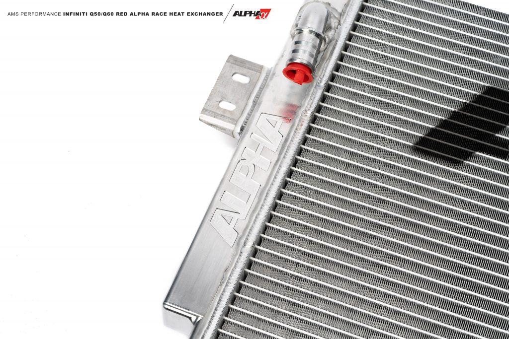 AMS PERFORMANCE / RED ALPHA / RACE SPEC / HEAT EXCHANGER SYSTEM (ALP.28.02.0004-1) *** INFINITI Q50 (2016-2024), INFINITI Q60 (2017-2022) 3.0L TWIN TURBO