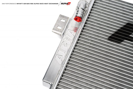 AMS PERFORMANCE / RED ALPHA / RACE SPEC / HEAT EXCHANGER SYSTEM (ALP.28.02.0004-1) *** INFINITI Q50 (2016-2024), INFINITI Q60 (2017-2022) 3.0L TWIN TURBO
