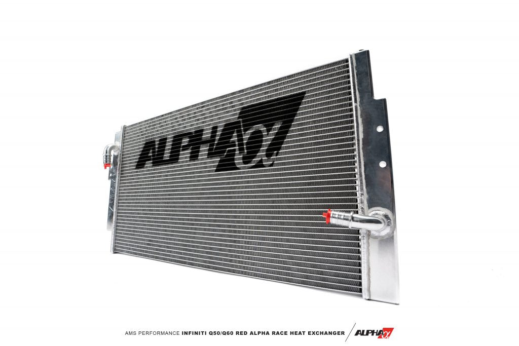 AMS PERFORMANCE / RED ALPHA / RACE SPEC / HEAT EXCHANGER SYSTEM (ALP.28.02.0004-1) *** INFINITI Q50 (2016-2024), INFINITI Q60 (2017-2022) 3.0L TWIN TURBO