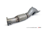 AMS PERFORMANCE / TURBO EXHAUST DOWN-PIPE WITH WIDEMOUTH OPENING (AMS.04.05.0001-1) *** MITSUBISHI LANCER EVO 10 (2008-2015) 2.0L TURBO