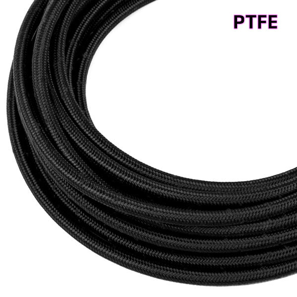 10AN PTFE Braided Black Nylon Hose / Line (E85 + Race Fuel Safe) - BY THE FOOT