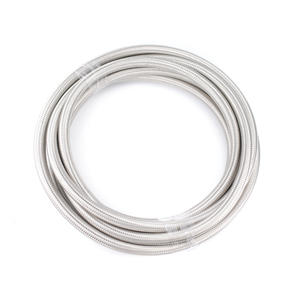 6AN Stainless Steel Hose / Line (E85 + Race Fuel Safe) - BY THE FOOT