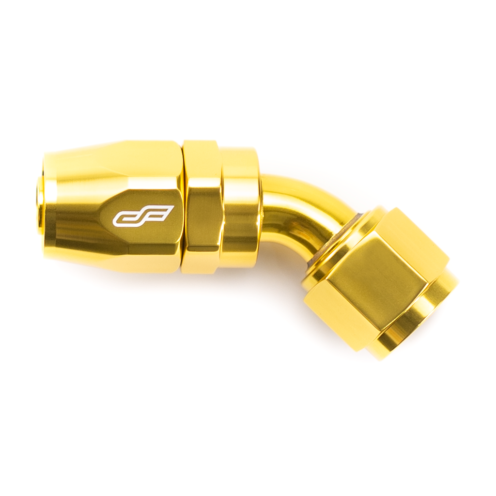 -06 AN 45 Degree Female Aluminum Hose End Fitting