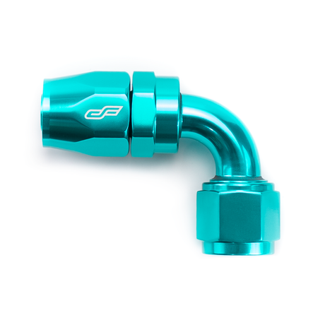 -06 AN 90 Degree Female Aluminum Hose End Fitting