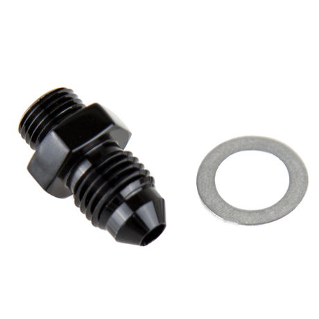 TiAL/Wastegate/BOV 'shorty' to 4AN Flare Fitting (Copy)