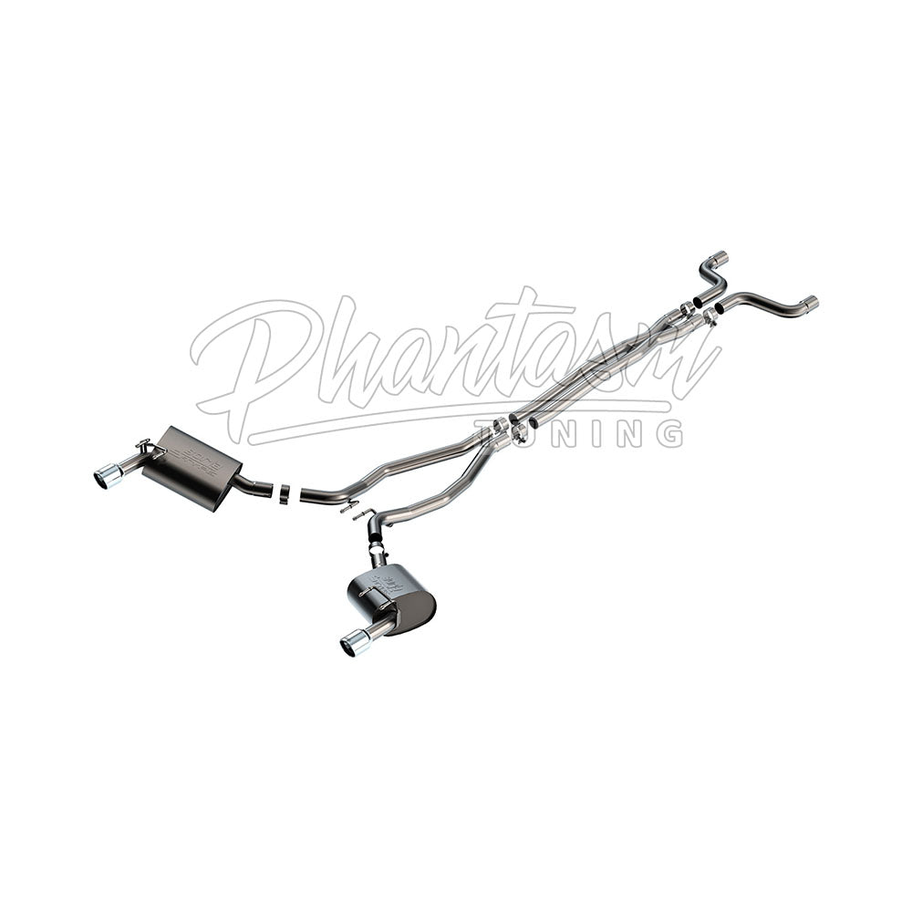BORLA / S-TYPE / DUAL CAT-BACK EXHAUST SYSTEM (140282) *** CHEVROLET CAMARO V6 (2010-2013) 3.6L ENGINE