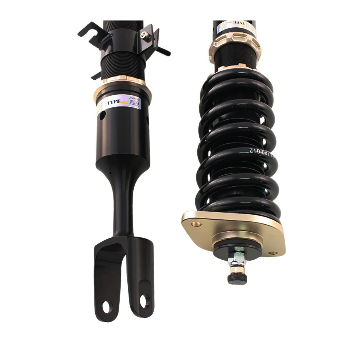 BC RACING / BR SERIES COILOVER WITH TRUE REAR / SUSPENSION KIT (D-107-BR) *** INFINITI G35 COUPE RWD (2003-2007), INFINITI G35 SEDAN RWD (2003-2006), NISSAN 350Z (2003-2008) *** FORK STYLE / FRONT LOWER MOUNT