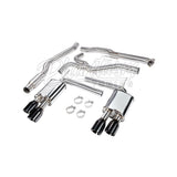 DC SPORTS / CAT-BACK EXHAUST SYSTEM / BLACK TIPS (DCS5534BK) *** HONDA ACCORD (2018-2022) 1.5L / 2.0L TURBO