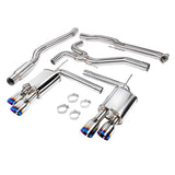 DC SPORTS / CAT-BACK EXHAUST SYSTEM / BURNT BLUE TIPS (DCS5534BT) *** HONDA ACCORD (2018-2022) 1.5L / 2.0L TURBO