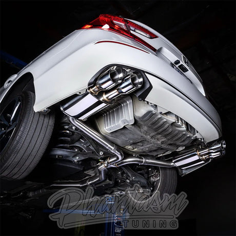 DC SPORTS / CAT-BACK EXHAUST SYSTEM / BLACK TIPS (DCS5534BK) *** HONDA ACCORD (2018-2022) 1.5L / 2.0L TURBO
