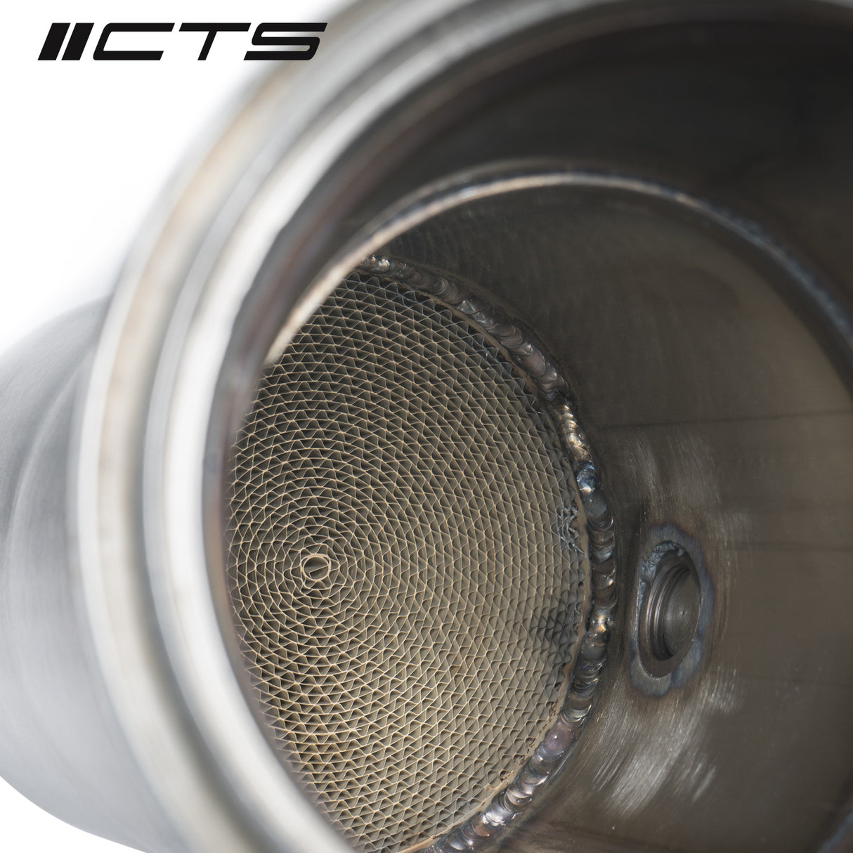 CTS TURBO / EXHAUST DOWN-PIPE / WITH HIGH-FLOW CAT (EXH-DP-0024-S-CAT) *** TOYOTA SUPRA (2020-2026) 3.0L TURBO