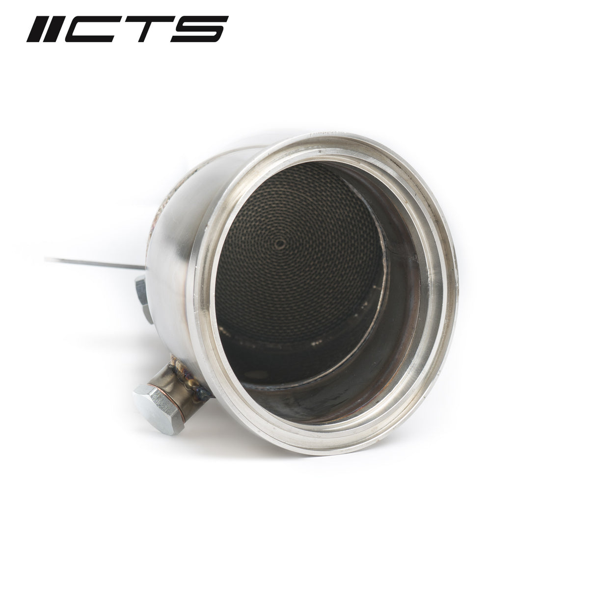 CTS TURBO / EXHAUST DOWN-PIPE / WITH HIGH-FLOW CAT (EXH-DP-0024-S-CAT) *** TOYOTA SUPRA (2020-2026) 3.0L TURBO