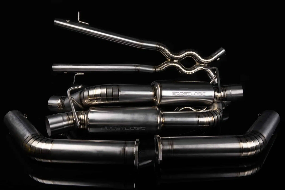 BOOST LOGIC / FORMULA SERIES / TITANIUM CAT-BACK EXHAUST SYSTEM (BL-02020601) *** NISSAN Z (2023-2026) RZ34 / 3.0L TWIN TURBO