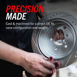 POWERSTOP / EVOLUTION SERIES / FRONT DRILLED AND SLOTTED BRAKE ROTOR / SOLD AS PAIRS (JBR1791XPR) *** KIA STINGER GT (2018-2023) 3.3L TURBO
