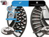 DBA 4000 SERIES / T3 CLUB SPEC / REAR SLOTTED BRAKE ROTORS / SOLD AS SINGLES (DBA43343S) *** KIA STINGER GT (2018-2023) 3.3L TURBO