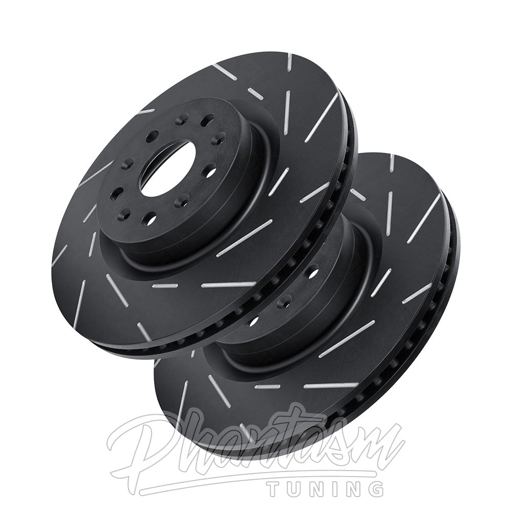 EBC / SLOTTED / REAR BRAKE ROTORS / SOLD AS PAIRS (USR7643) *** MITSUBISHI LANCER EVO-X (2008-2015) 2.0L TURBO