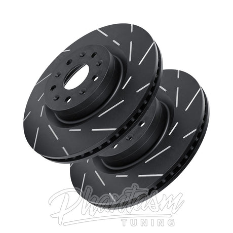 EBC / SLOTTED / REAR BRAKE ROTORS / SOLD AS PAIRS (USR7643) *** MITSUBISHI LANCER EVO-X (2008-2015) 2.0L TURBO