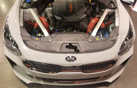 INJEN / SP SHORT RAM / COLD AIR INTAKE SYSTEM / WRINKLE BLACK PIPING (SP1350WB) *** KIA STINGER GT (2018-2023) 3.3L TURBO