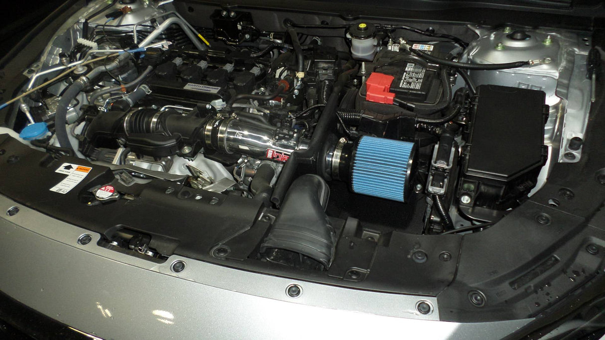 INJEN / SP SHORT RAM / COLD AIR INTAKE SYSTEM / POLISHED PIPING (SP1677P) *** HONDA ACCORD (2018-2022) 1.5L TURBO