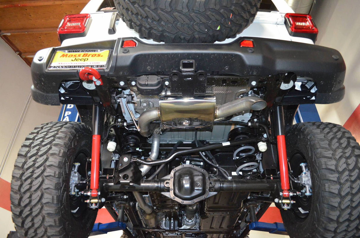 INJEN / AXLE-BACK EXHAUST SYSTEM / HIGH TUCK MUFFLER (SES5006AB) *** JEEP WRANGER JL (2018-2023) 2.0L TURBO