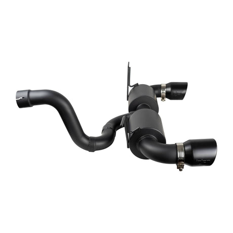 INJEN / AXLE-BACK EXHAUST SYSTEM / DUAL BLACK TIPS (SES5005BLK) *** JEEP WRANGER JL (2018-2024) 2.0L TURBO