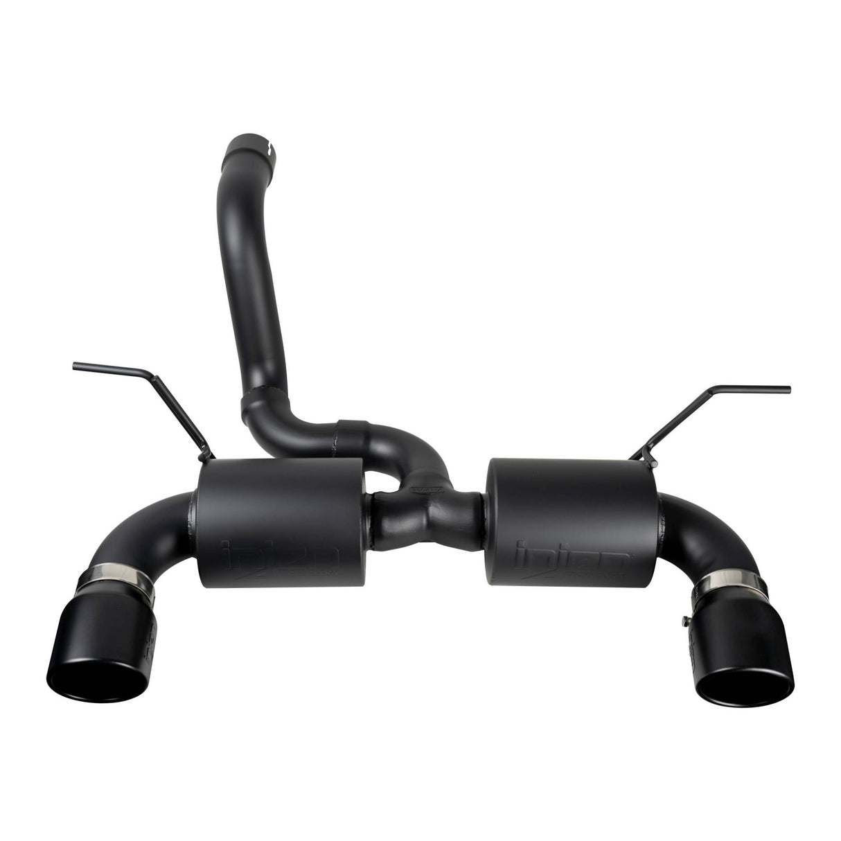 INJEN / AXLE-BACK EXHAUST SYSTEM / DUAL BLACK TIPS (SES5005BLK) *** JEEP WRANGER JL (2018-2024) 2.0L TURBO