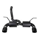 INJEN / AXLE-BACK EXHAUST SYSTEM / DUAL BLACK TIPS (SES5005BLK) *** JEEP WRANGER JL (2018-2024) 2.0L TURBO