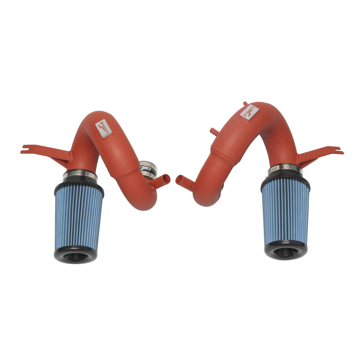 INJEN / SP SHORT RAM / COLD AIR INTAKE SYSTEM / WRINKLE RED PIPING (SP1350WR) *** KIA STINGER GT (2018-2023) 3.3L TURBO