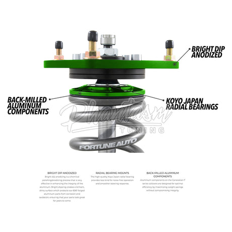 FORTUNE AUTO / 500 SERIES GEN 8 COILOVER / SUSPENSION KIT (FA500-RZ34) *** NISSAN Z (2023-2026) RZ34 / 3.0L TWIN TURBO