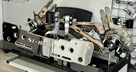 S1 BUILT / AWD CONVERSION / ALPHA 6 TRAILING ARMS / WITH DELTA 7 REAR DIFF MOUNT KIT / AND BILLET FORKS *** ACURA INTEGRA (1990-1993) DA