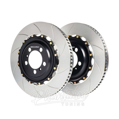 GIRODISC / SLOTTED / REAR BRAKE ROTOR / SOLD AS PAIRS (A2-047) *** MITSUBISHI LANCER EVO-X (2008-2015) 2.0L TURBO