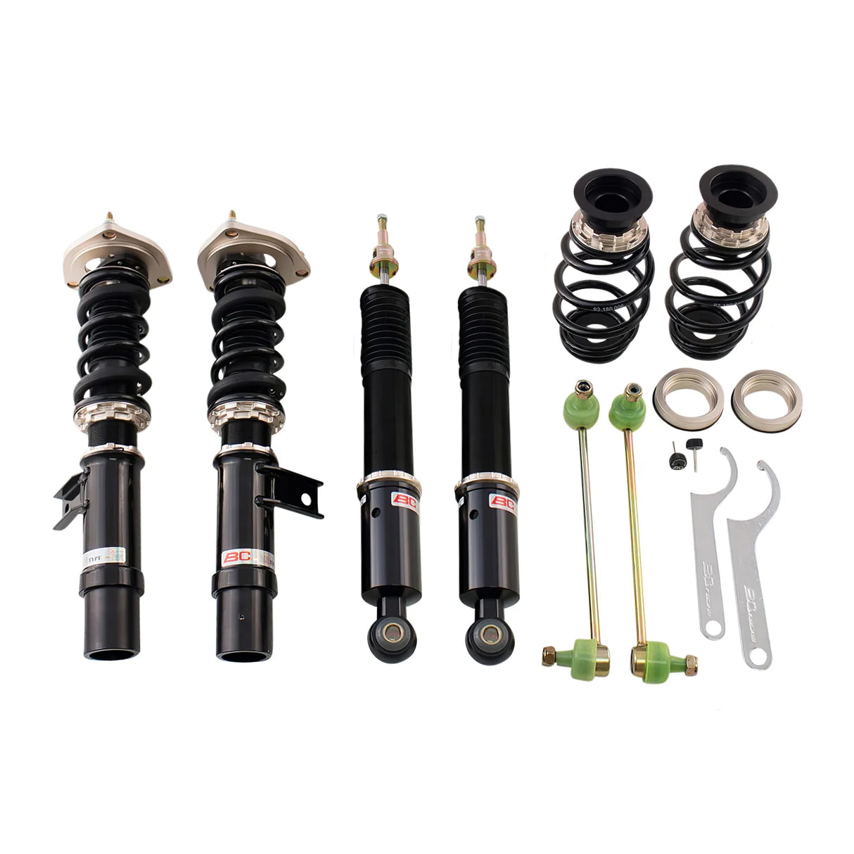 BC RACING / BR SERIES COILOVER / SUSPENSION KIT (H-11-BR) *** VOLKSWAGEN GOLF / GTI / MK6 (2010-2014), VOLKSWAGEN JETTA / MK6 (2011-2018) *** WITH 54.5 MM FRONT STRUT