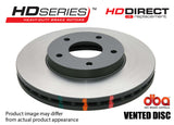 DBA 4000 SERIES / HD DIRECT / REAR PLAIN BRAKE ROTOR / SOLD AS SINGLES (DBA42225) *** MITSUBISHI LANCER EVO-X (2008-2015) 2.0L TURBO