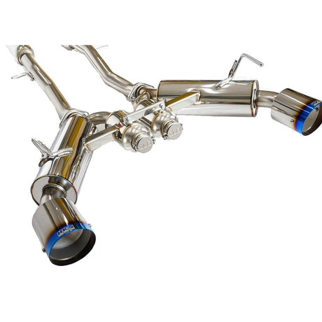 HKS / HI-POWER FULL DUAL MUFFER / CAT-BACK EXHAUST SYSTEM / BURNT TITANIUM TIPS (31014-KN002) *** NISSAN Z (2023-2026) RZ34 / 3.0L TWIN TURBO