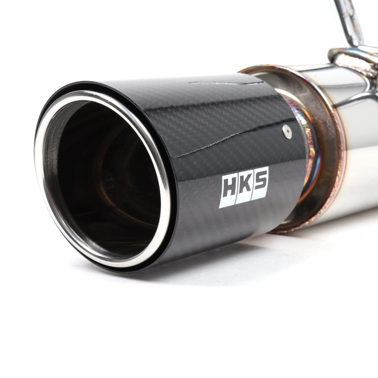 HKS / HI-POWER EXHAUST SYSTEM / WITH CARBON FIBER TIP (32016-KH001) *** HONDA FIT (2015-2020) 1.5L ENGINE
