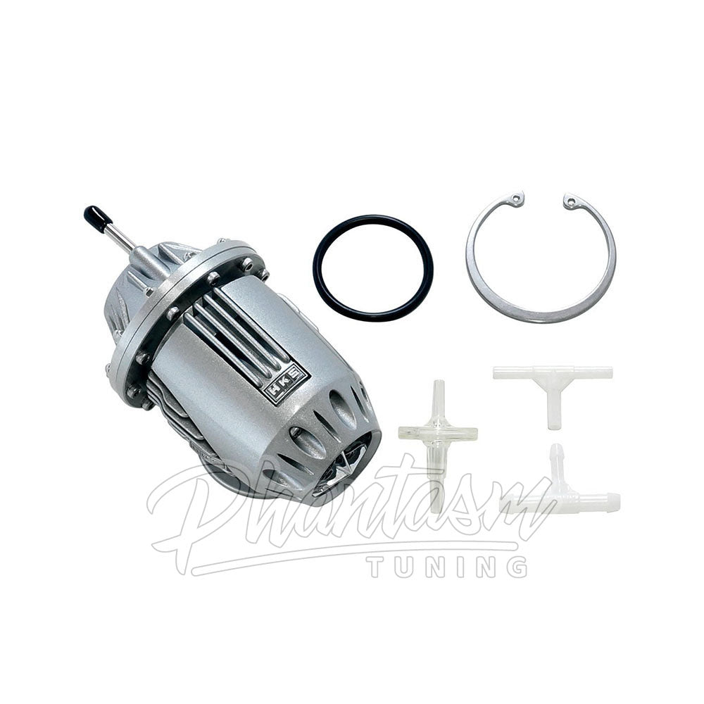 HKS / SUPER SQV4 BOV / BLOW OFF VALVE / SILVER COLOR (71008-AK001) *** UNIVERSAL APPLICATIONS