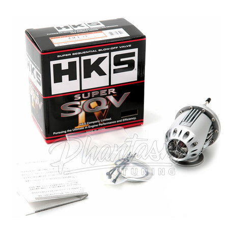 HKS / SUPER SQV4 BOV / BLOW OFF VALVE / SILVER COLOR (71008-AK001) *** UNIVERSAL APPLICATIONS