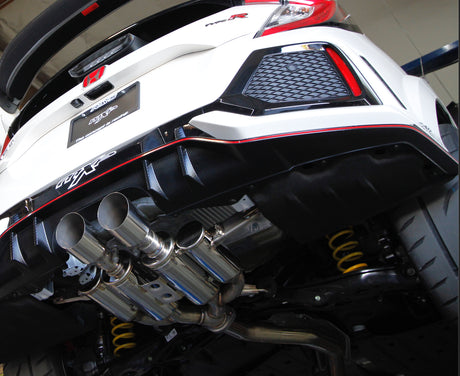 MXP / COMP-RS / CAT-BACK EXHAUST SYSTEM / BURNT BLUE TIPS (MXCRFK8B) *** HONDA CIVIC TYPE-R (2018-2021) FK8 / 2.0L TURBO