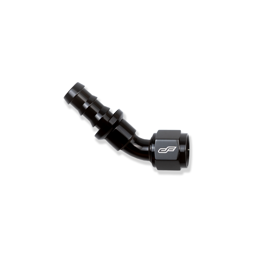 -4 AN 45 Degree Female Push-Loc Fitting