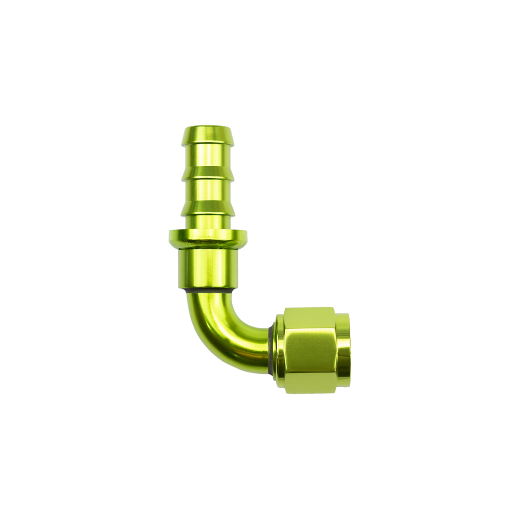 -06 AN 90 Degree Female Push-Loc Fitting