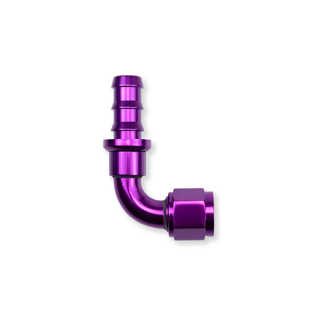 -16 AN 90 Degree Female Push-Loc Fitting