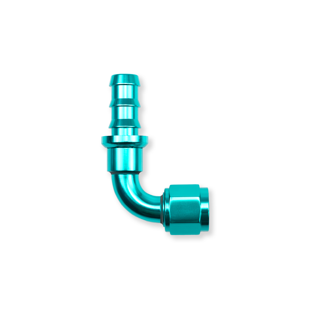 -12 AN 90 Degree Female Push-Loc Fitting