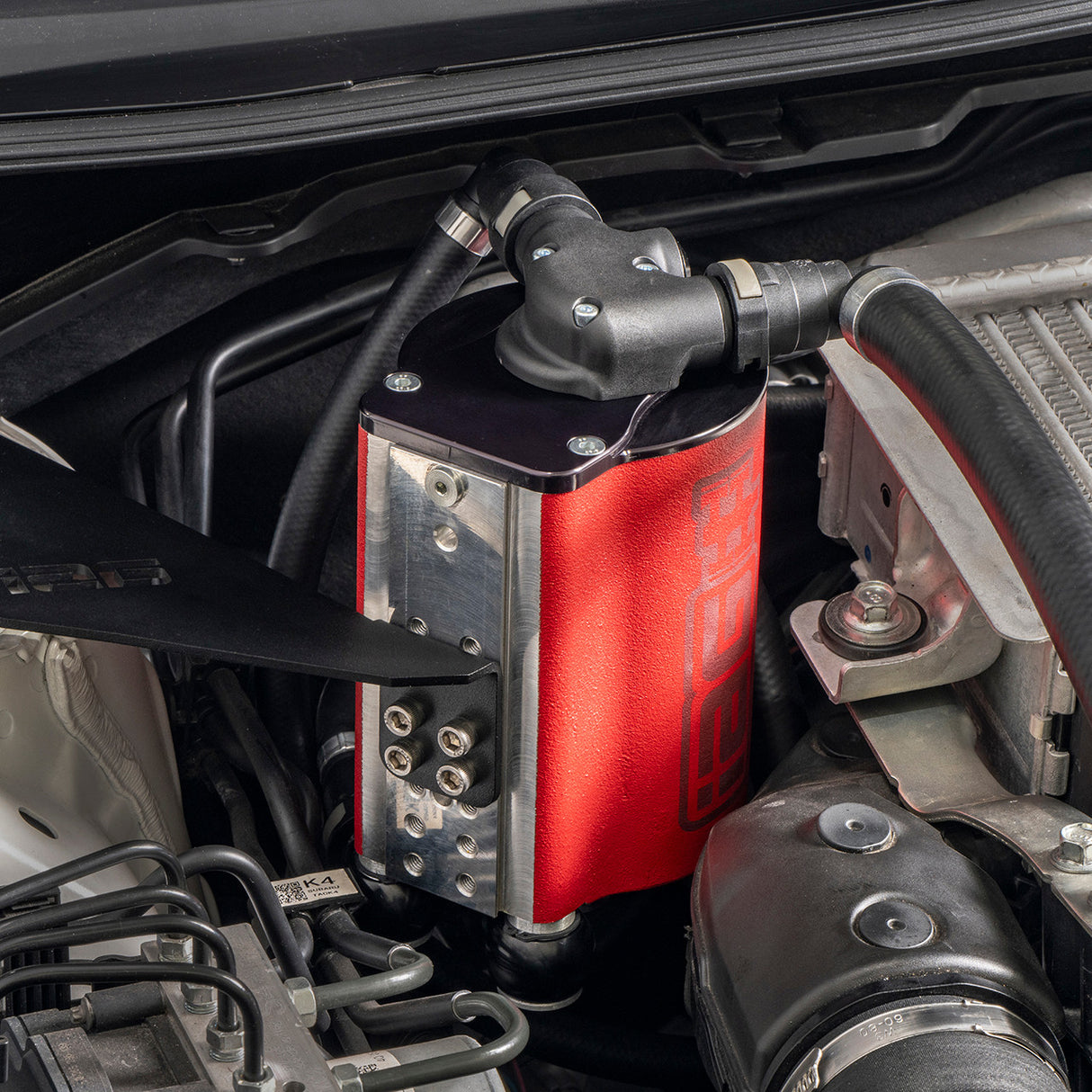 IAG PERFORMANCE / AOS / AIR OIL SEPARATOR / RED COLOR (IAG-ENG-7188RD) *** SUBARU WRX (2022-2025) 2.4L TURBO