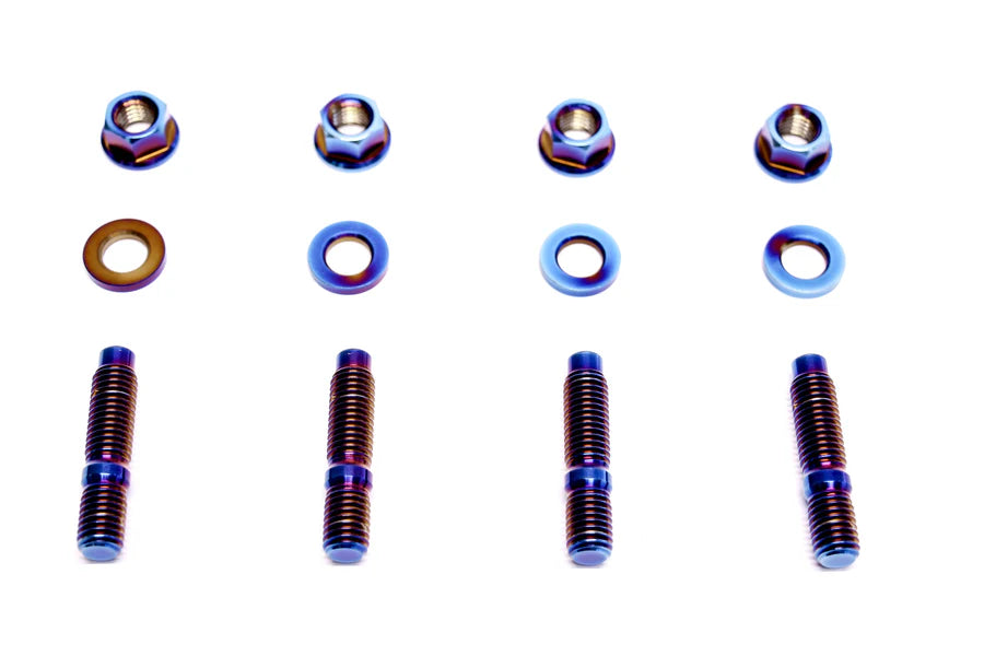 PLM / TITANIUM BOLTS / TURBO TO HEADER MANIFOLD STUD KIT (PLM-M10-BOLT-TITAN-TURBO-4PCS) *** M10 X 1.50 X 48 MM LENGTH