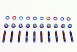 PLM / TITANIUM BOLTS / INTAKE MANIFOLD STUD KIT (PLM-M8-BOLT-TITAN-10PCS) *** HONDA / ACURA (B16 / B18 / B20 / J30 / J35 / K20 / K24) ENGINES