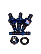 PLM / TITANIUM BOLTS / TURBO TO HEADER MANIFOLD STUD KIT (PLM-M10-BOLT-TITAN-TURBO-4PCS) *** M10 X 1.50 X 48 MM LENGTH