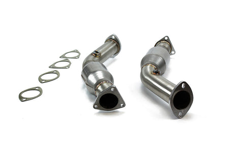 ISR PERFORMANCE / EXHAUST LOWER DOWN-PIPE WITH HIGH-FLOW CATS (IS-HFC-Z34) *** INFINITI G35 (2006-2007), INFINITI G37 (2008-2013), NISSAN 350Z (2007-2008), NISSAN 370Z (2009-2020) VQ35HR / VQ35VHR ENGINES