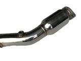 INVIDIA / EXHAUST DOWN-PIPE WITH HIGH FLOW CAT / WITH SECOND O2 BUNG / REAR LOCATION CATTED DOWN-PIPE (HS08SW1DOCB) *** SUBARU WRX (2008-2014), SUBARU WRX STI (2008-2021) 2.5L TURBO