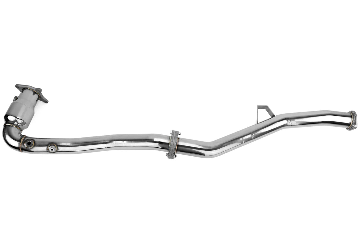 INVIDIA / EXHAUST J-PIPE WITH HIGH FLOW CAT / FRONT LOCATION CATTED DOWN-PIPE (HS15SWADOC) *** SUBARU WRX (2015-2021) 2.0L TURBO / CVT AUTOMATIC TRANSMISSION